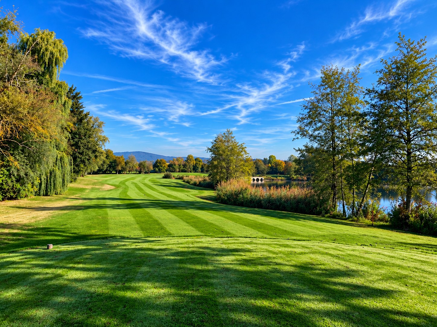 Fairway am Golfplatz in Straubing